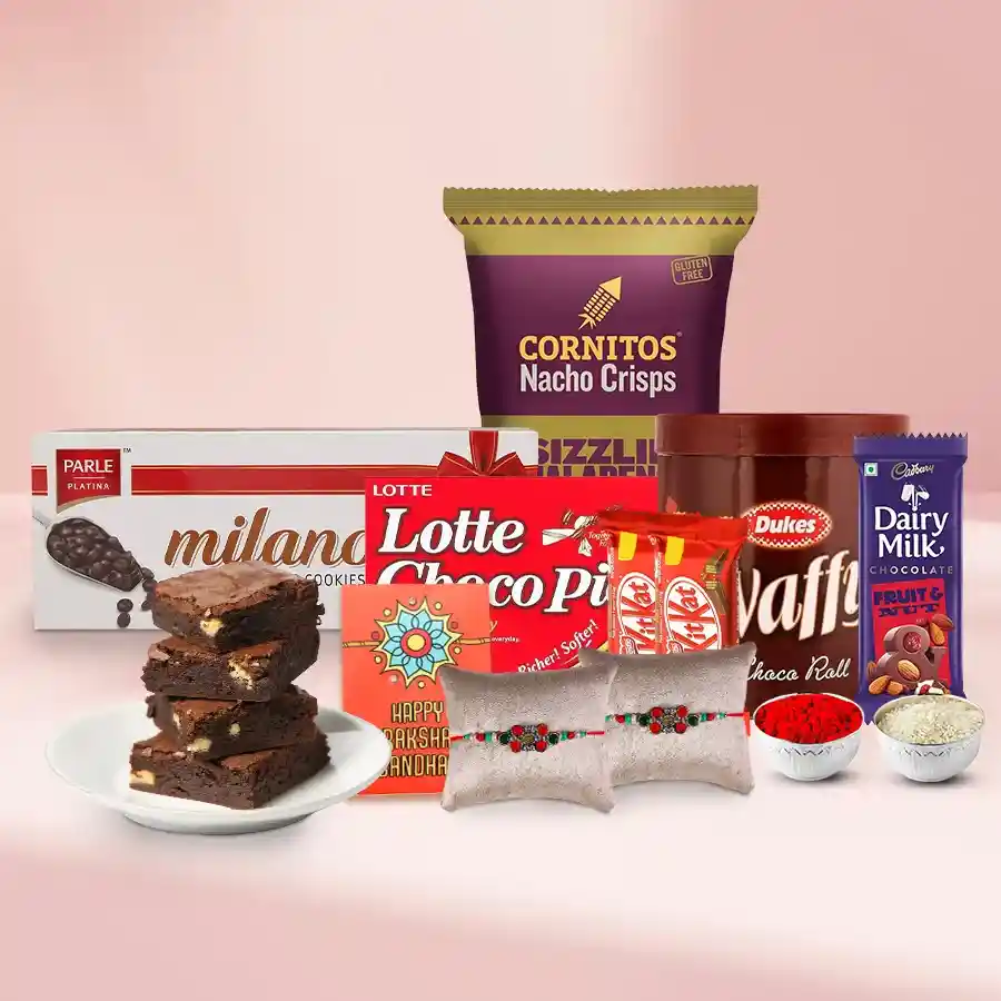 Fantastic Rakhi Gift Combo with Designer Rakhi