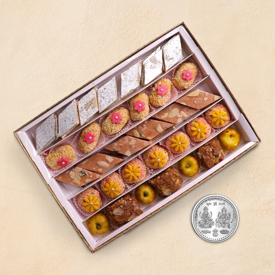 Exclusive Mixed Sweets Box from Bhikaram