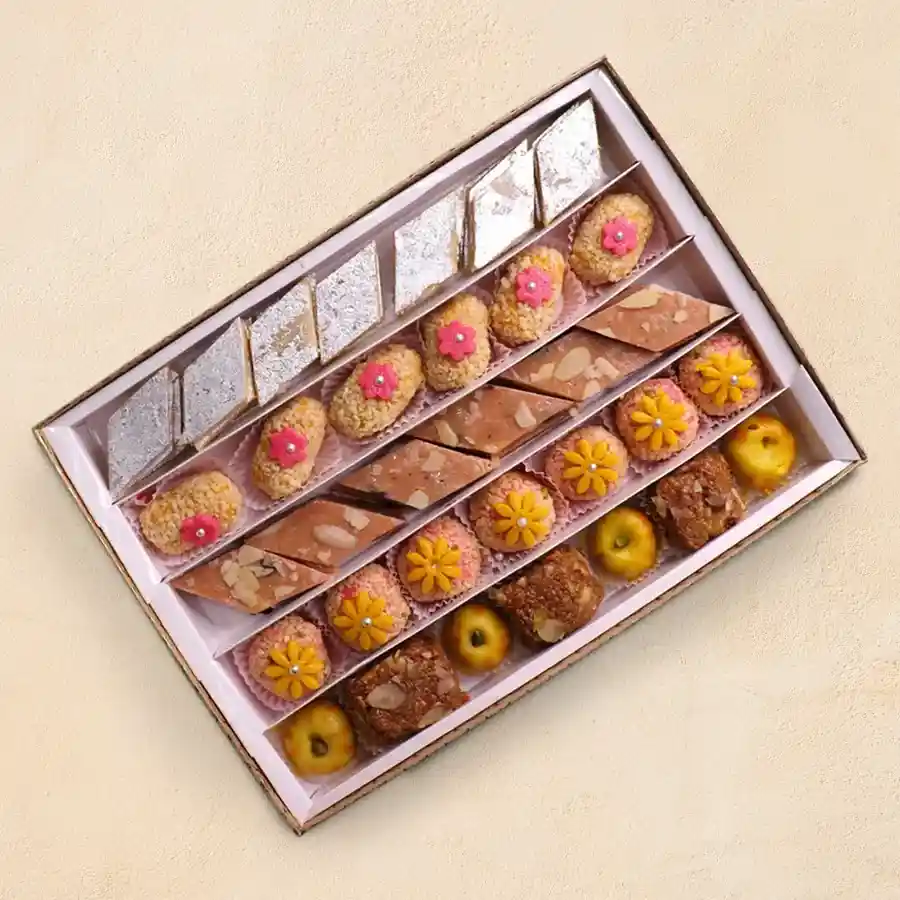 Delicious Assorted Sweets from Bhikaram