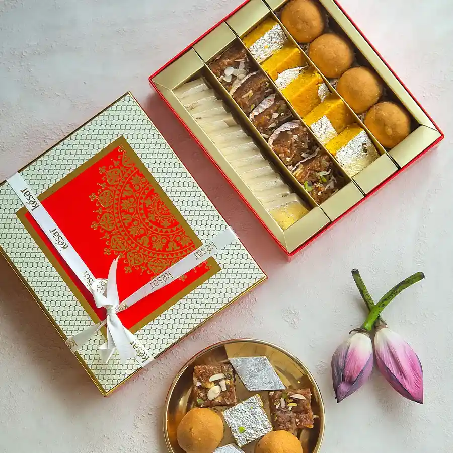 Desi Sweets Delight Kesar Gift Box