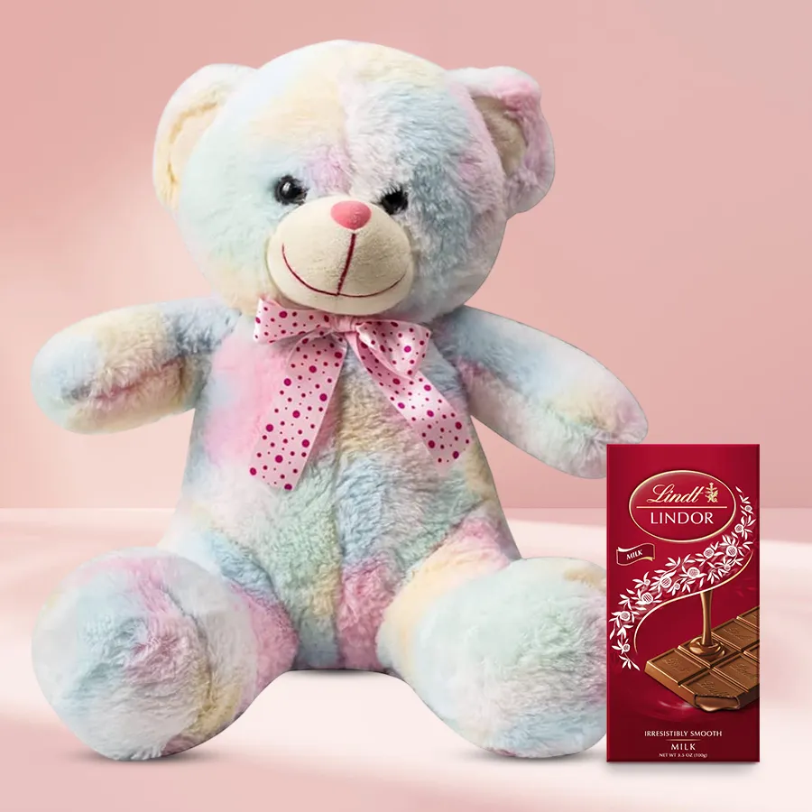 Sumptuous Chocolate N Teddy Combo