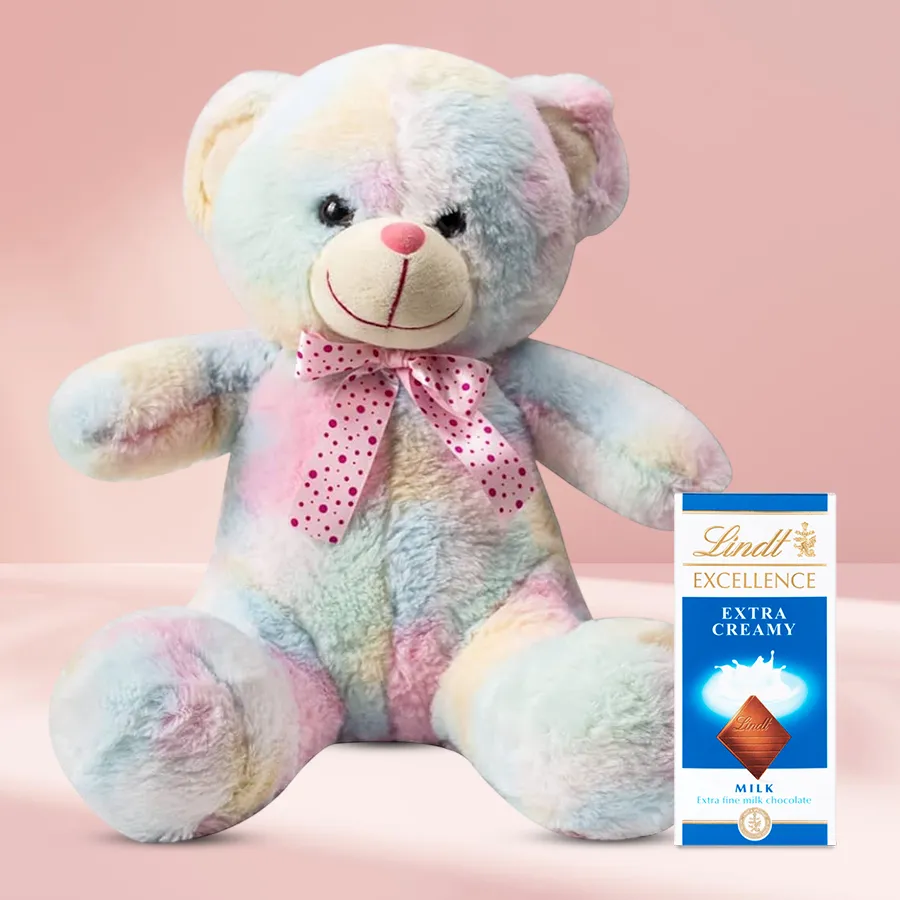 Gorgeous Chocolate N Teddy Combo