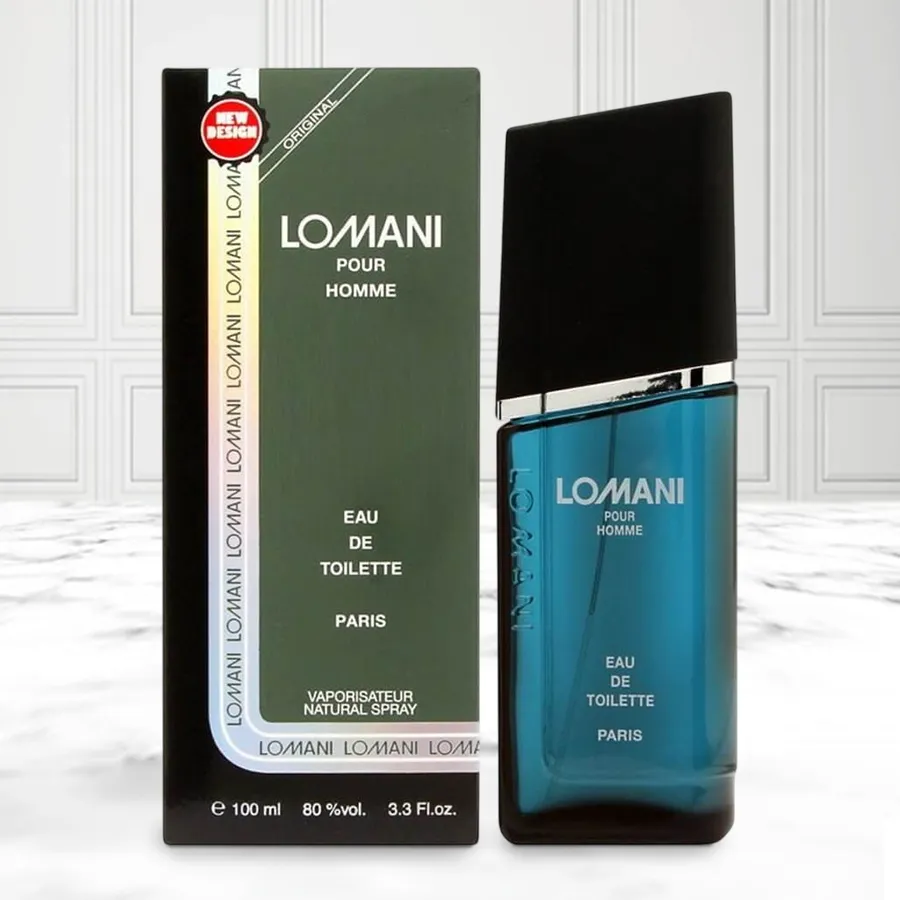 Lomani Pour Homme Perfume for Men in a stylish 100 ML bottle, designed to refresh and captivate.