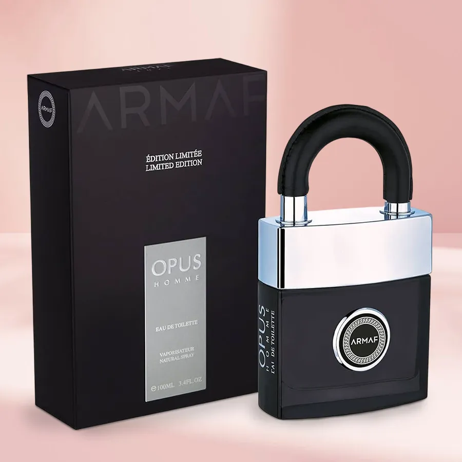 Exclusive Armaf Opus EDT for Men in a 3.4 oz bottle, perfect for gifting.