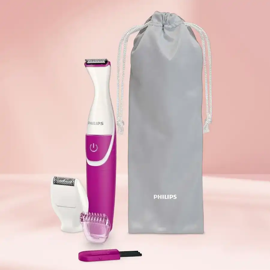 Panasonic Portable Ladies Electric Shaver with waterproof design and dual position blade for effortless grooming and fine detailing.