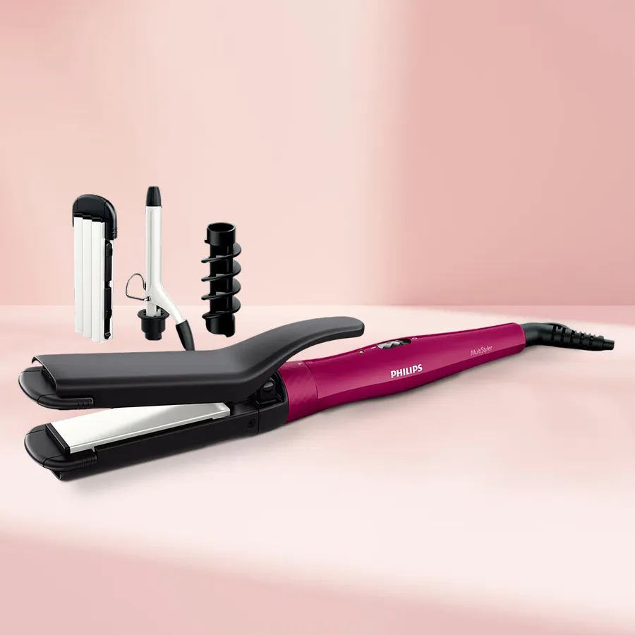 Philips 5-in-1 Hair Styler with ceramic coating, ideal for quick styling.