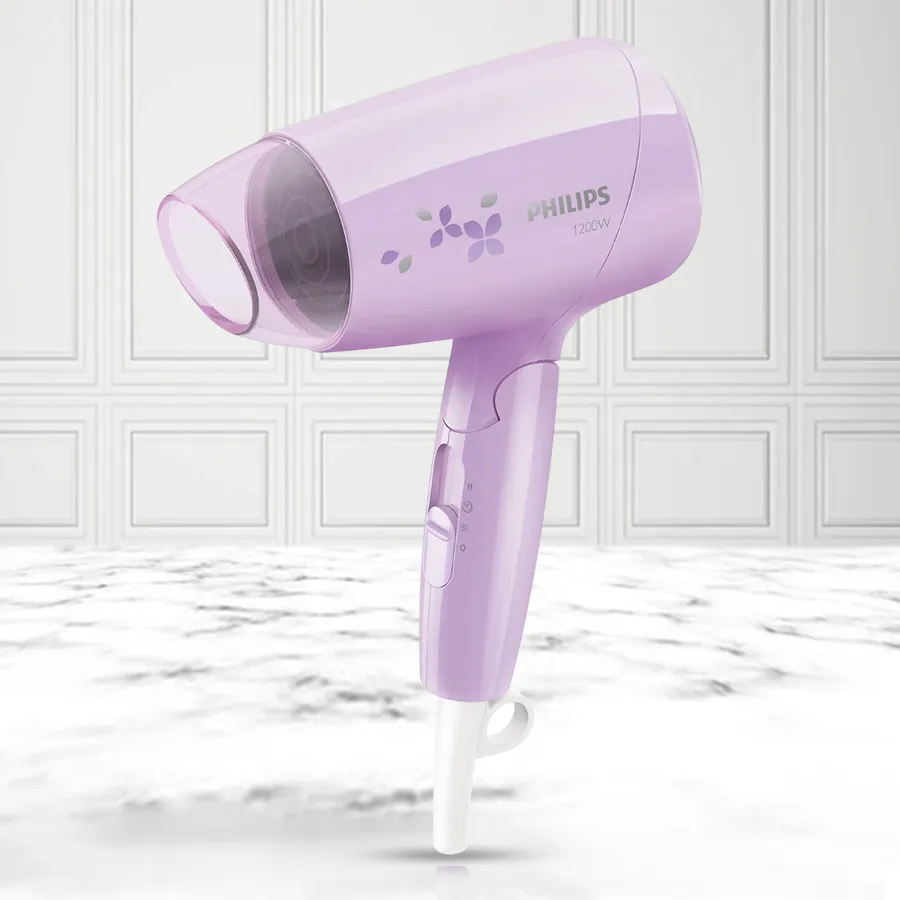Philips Fabulous Hair Dryer for Women with 3 settings and foldable handle.