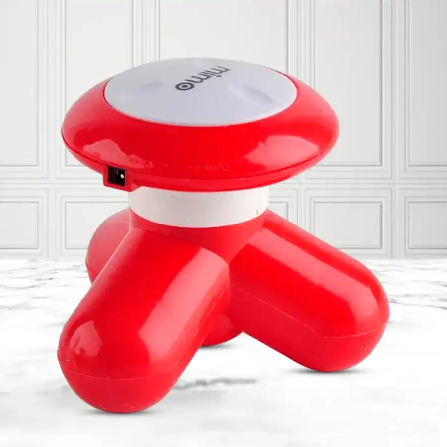 Blissful Mini Body Massager delivering relaxation and happiness.