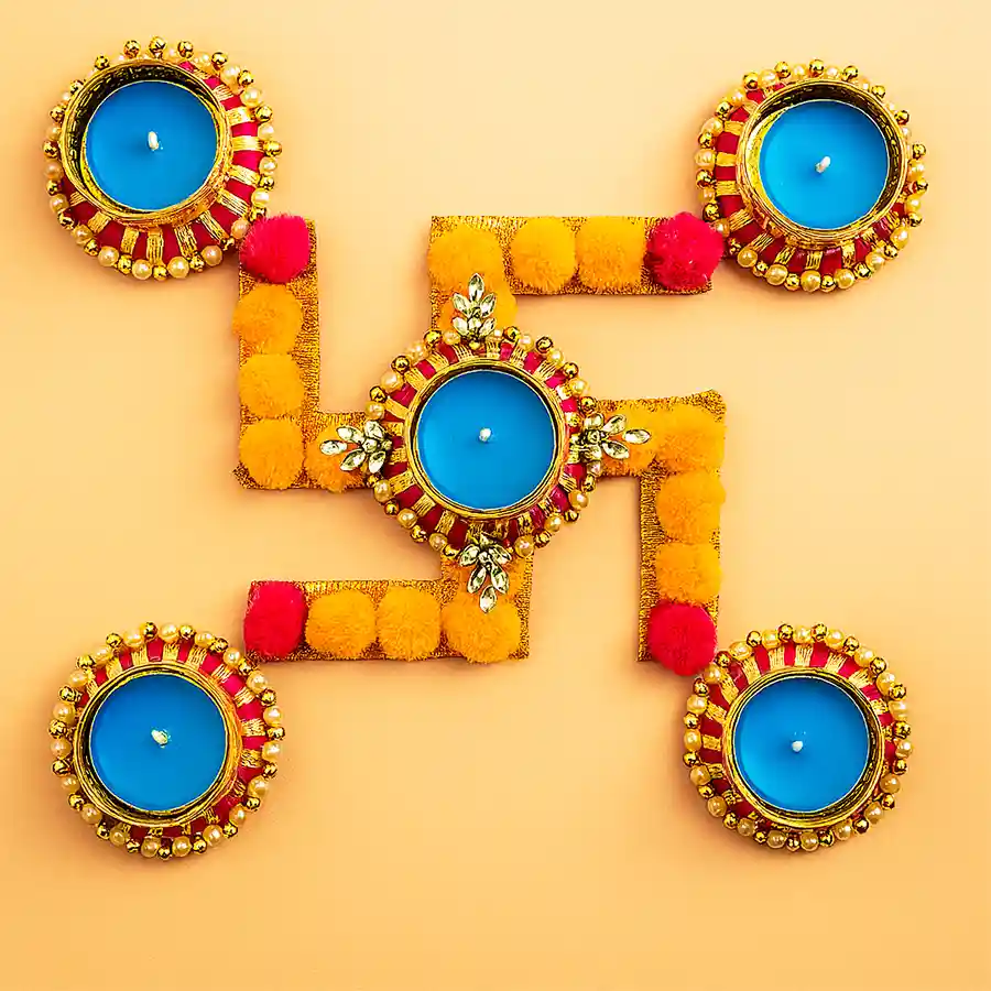 Portable Rangoli Art Creation Kit for vibrant celebrations.