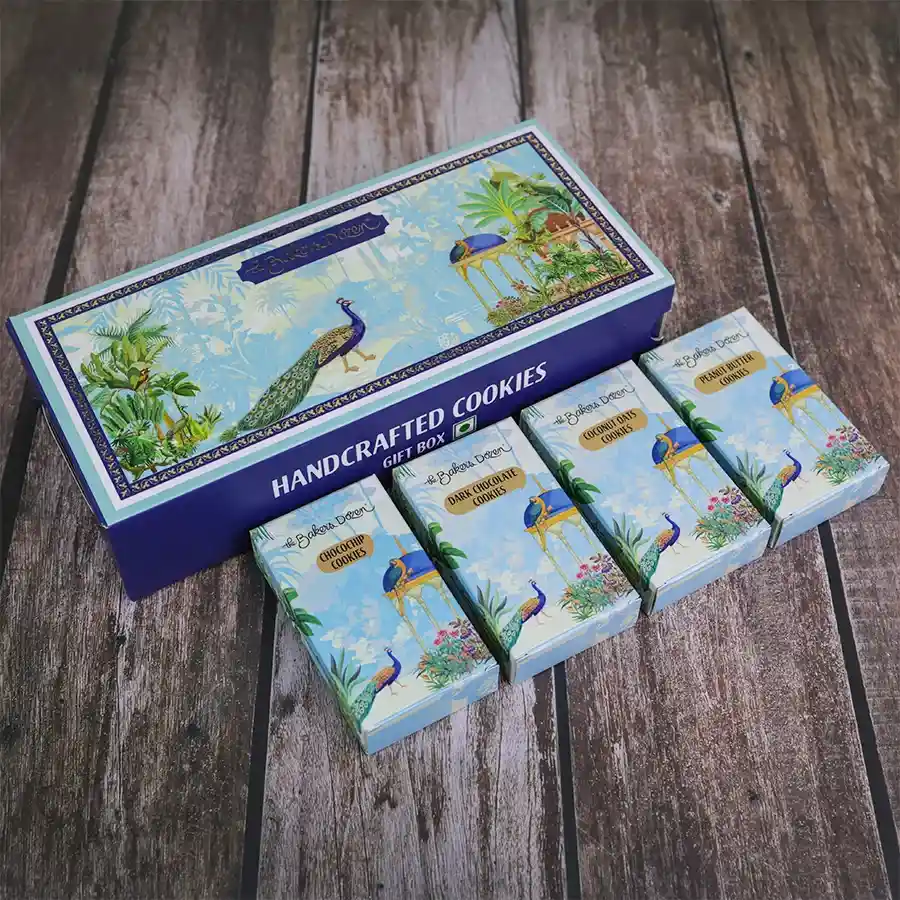 Festive Cookie Joy Hamper with handcrafted cookies, perfect for holiday gifting.