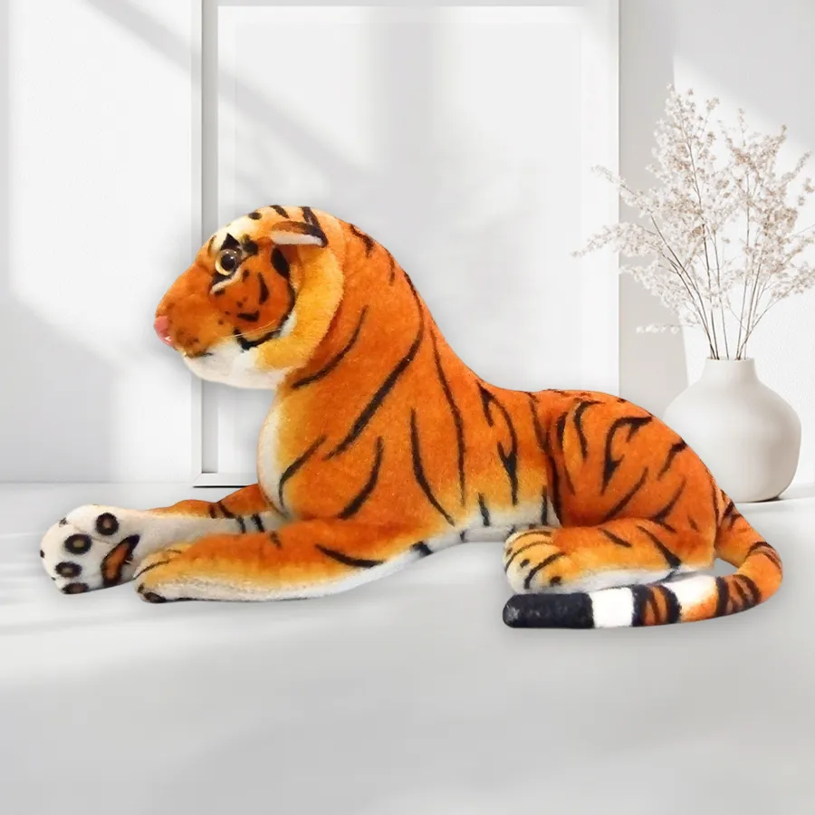 Adorable soft toy tiger plush keepsake for gifting.