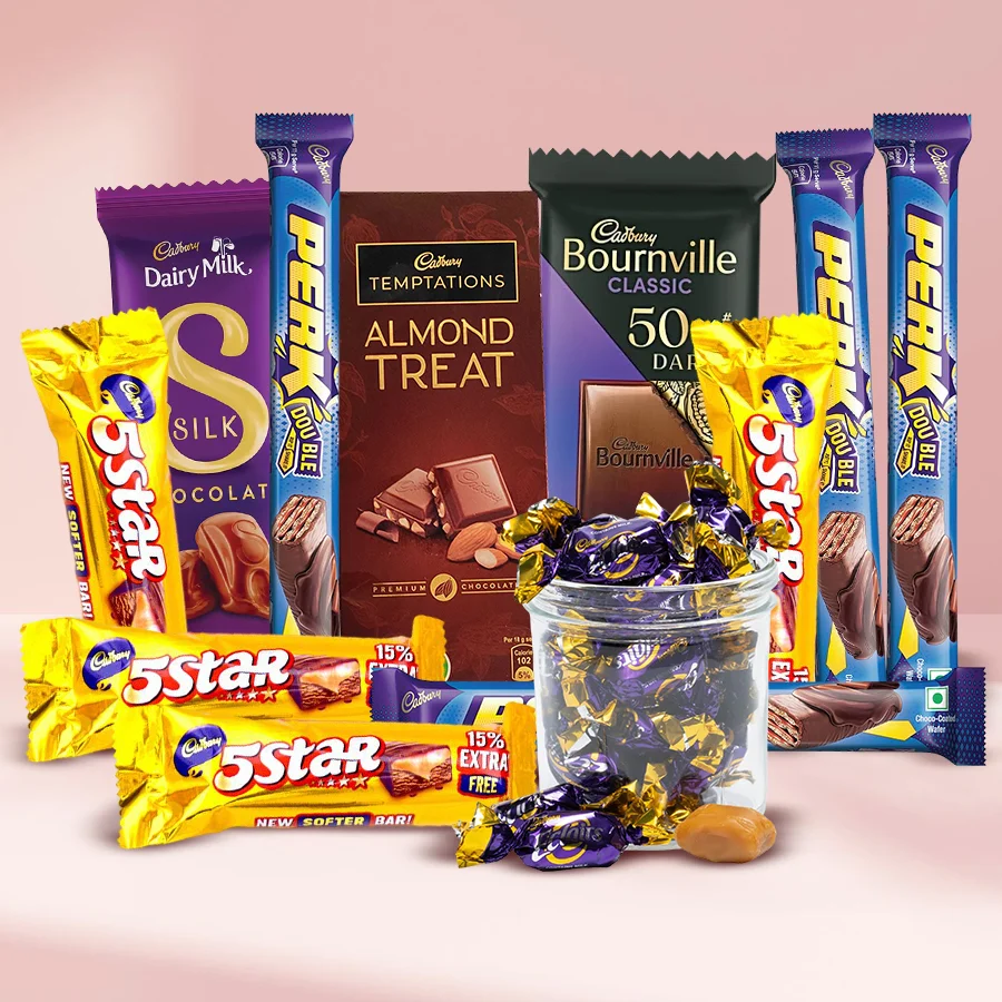 Quintessential Chocolate Treats Basket with assorted chocolates and a charming basket.