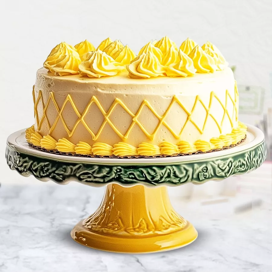Freshly baked 1 Kg Pineapple Cake from Cakes N Bakes.