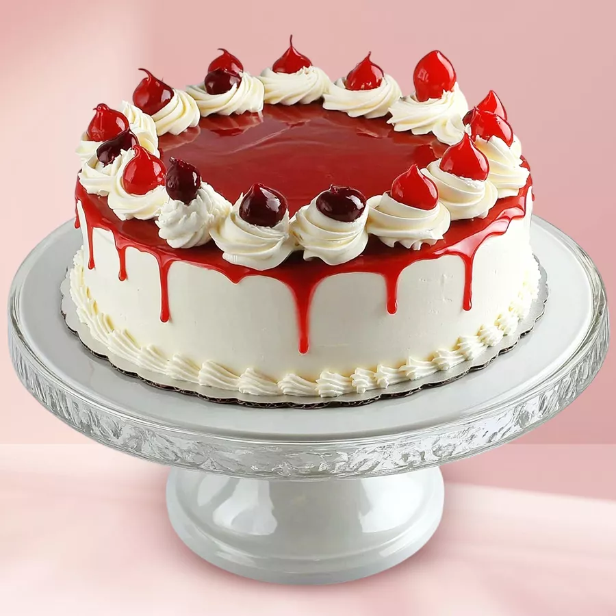 A sumptuous Luscious Red Velvet Fondant Cake, perfect for gifting and special occasions, showcasing rich red layers and smooth fondant.