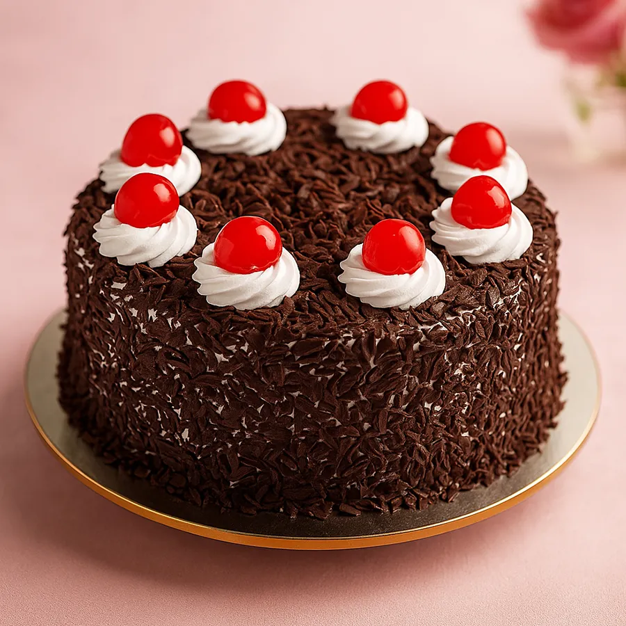 Sumptuous Black Forest Cake, 2.2 lbs, perfect for gifting and spreading joy.