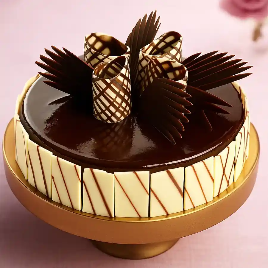 A sumptuous 2 kg chocolate truffle cake, ideal for gifting and expressing emotions.