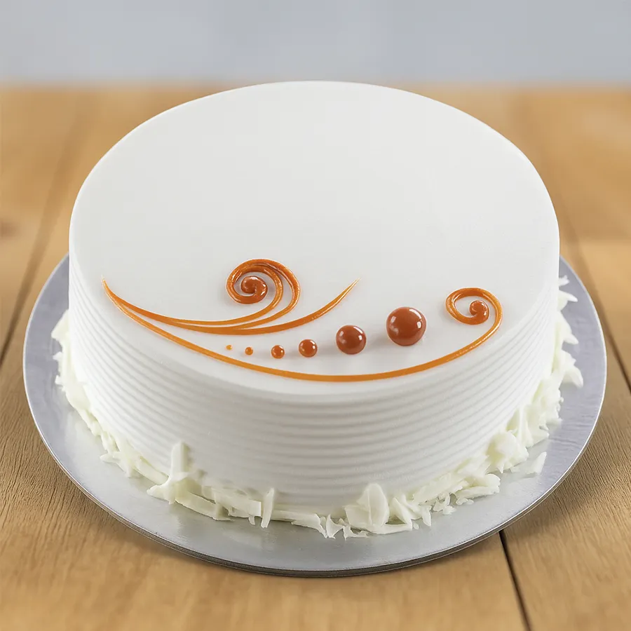 A beautifully crafted 1 Lb Vanilla Cake from 3/4 Star Bakery, ideal for sharing special moments with loved ones.