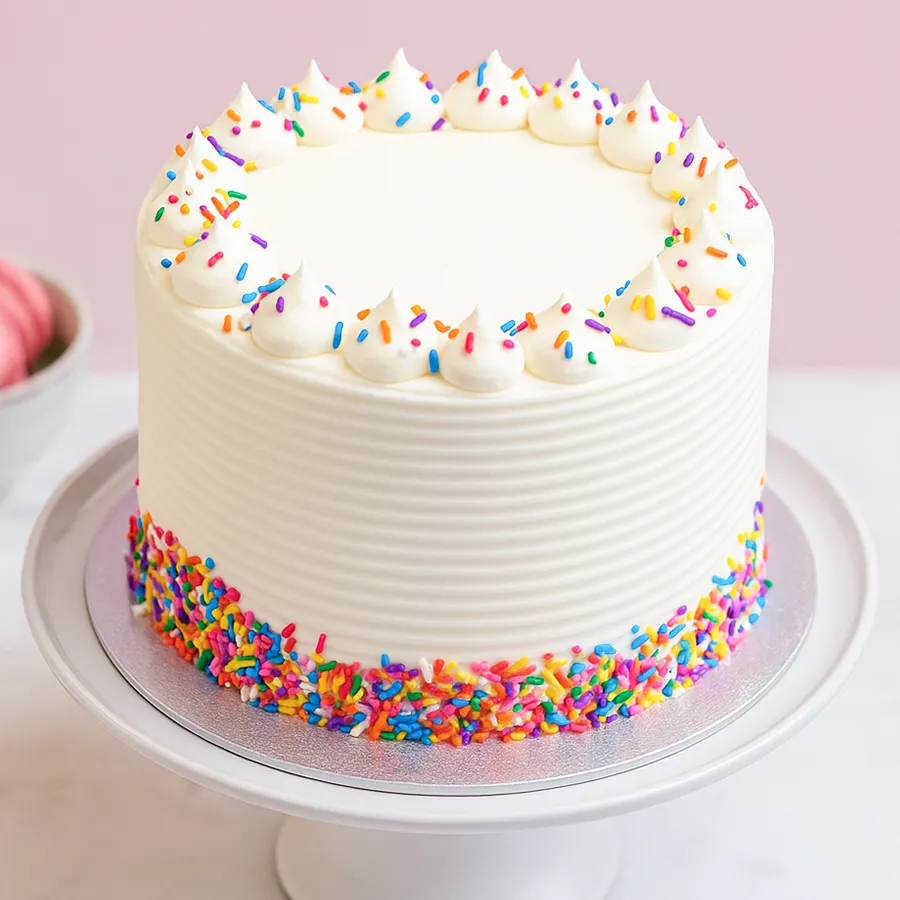 1 Lb Vanilla Cake from 3/4 Star Bakery, perfect for celebrations and creating lasting memories.