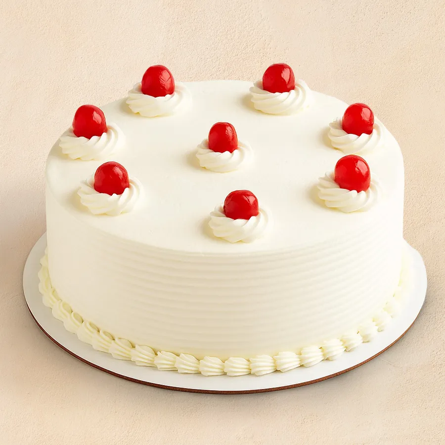 1/2 kg Vanilla Cake, perfect for gifting and creating memorable moments.