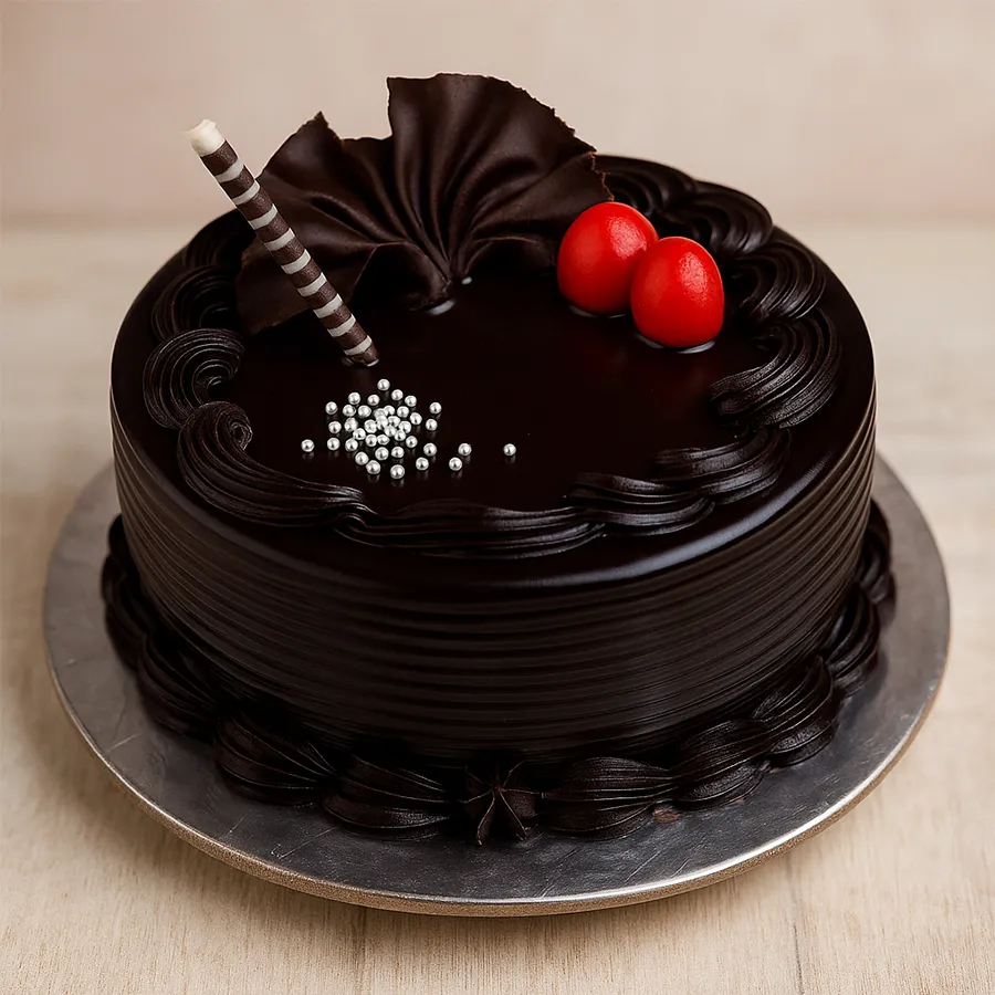 1/2 kg Choco Truffle Cake, perfect for gifting on special occasions.