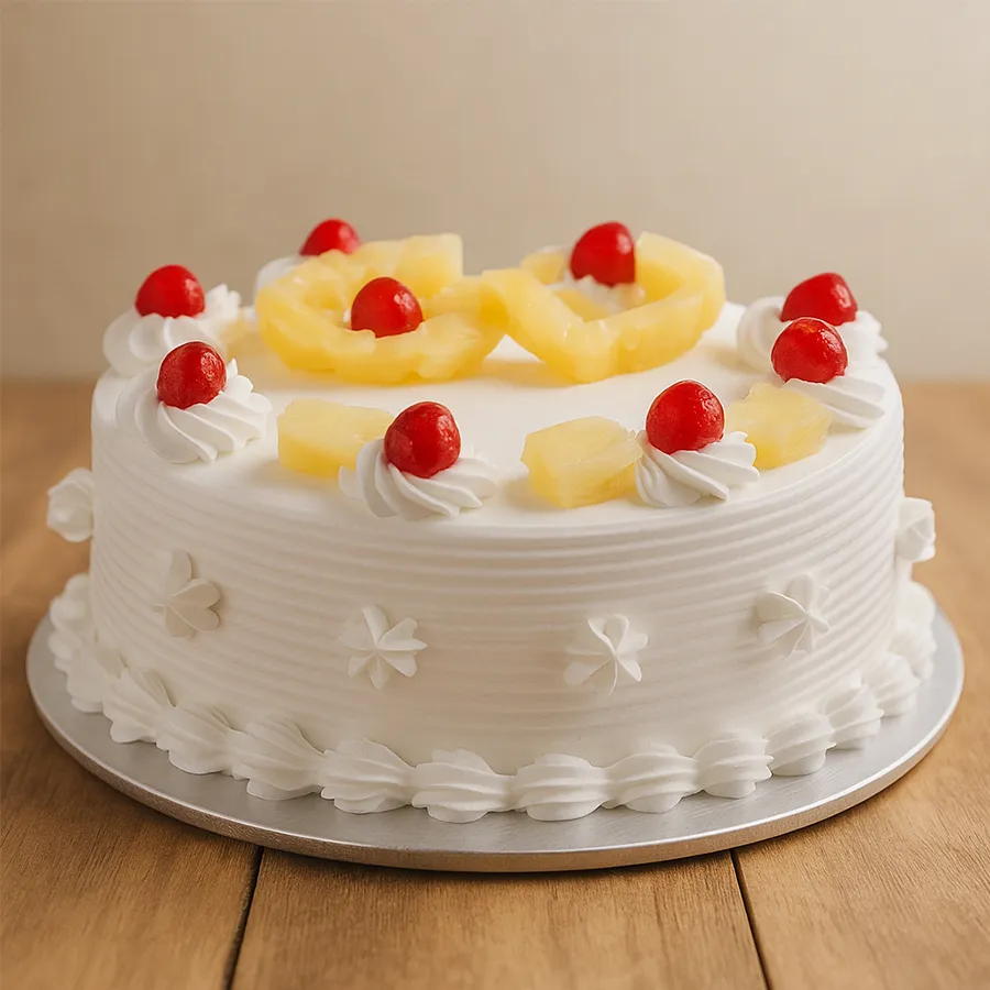 Fresh-baked pineapple flavor cake perfect for celebrations and gifting.