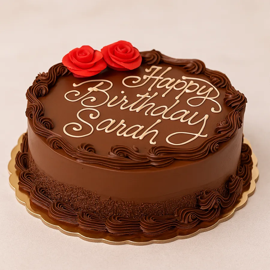 A luscious 1 Lb chocolate cake designed for unforgettable birthday celebrations.