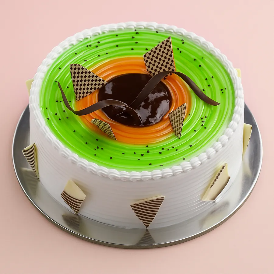 1 kg Irresistible Kiwi Delight Cake perfect for celebrations and gifting.
