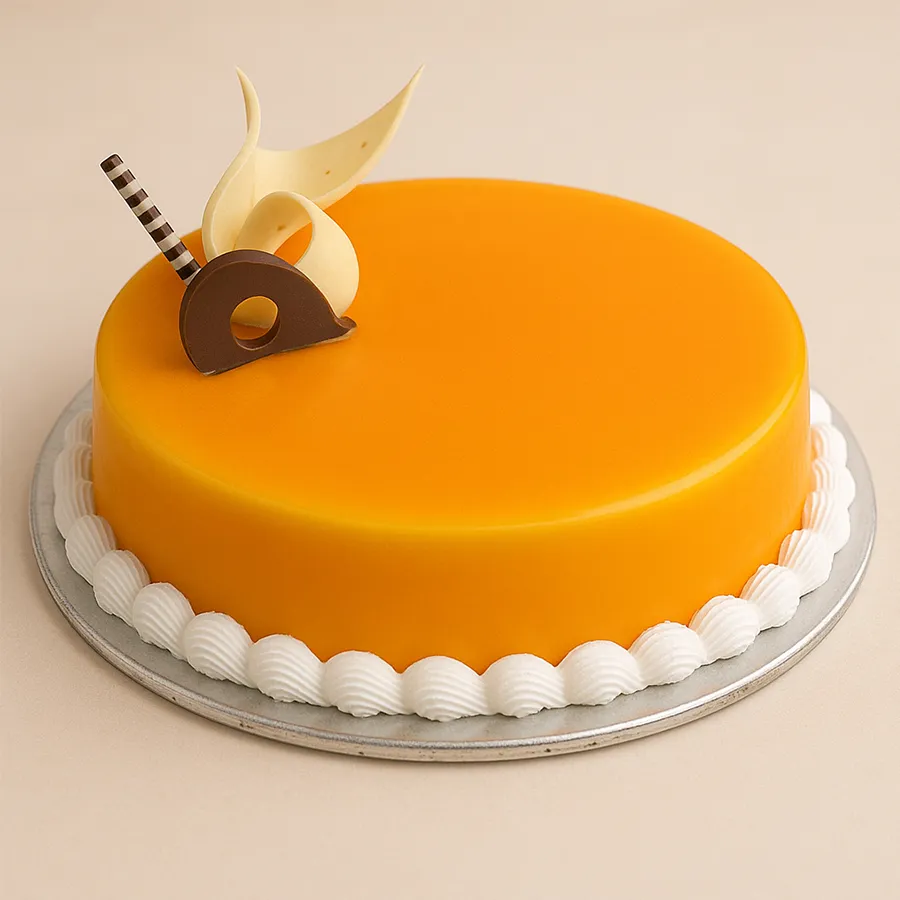Tropical Mango Bliss Cake, a 1 kg dessert with rich mango flavor, ideal for gifting on special occasions.