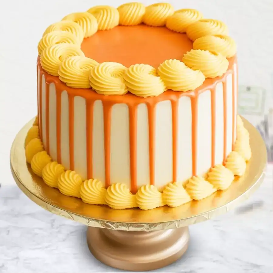 Luscious Mango Delight Cake, a 1lb cake designed to bring joy to Mummy with its fresh mango flavor.