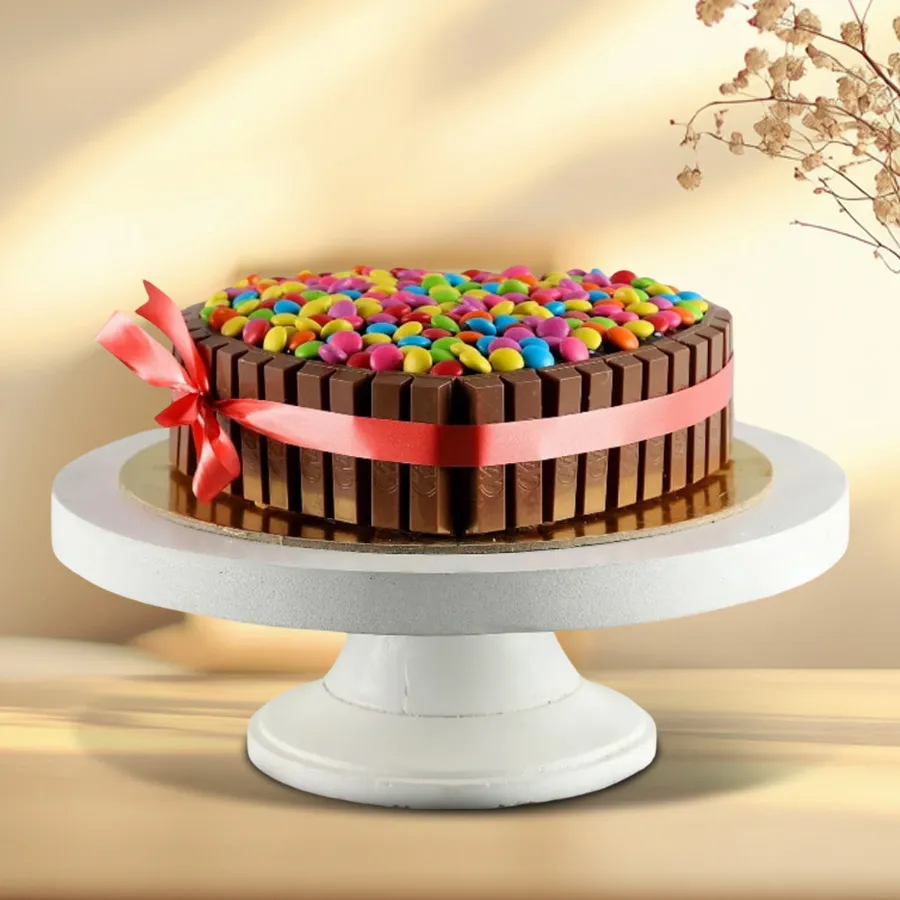 Kitkat Gems Celebration Cake, a sweet 2.2 Lb treat perfect for joyful moments.