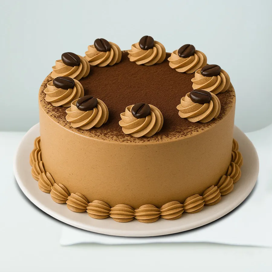 A beautifully baked 1 lb Coffee Cake, perfect for gifting and expressing love.