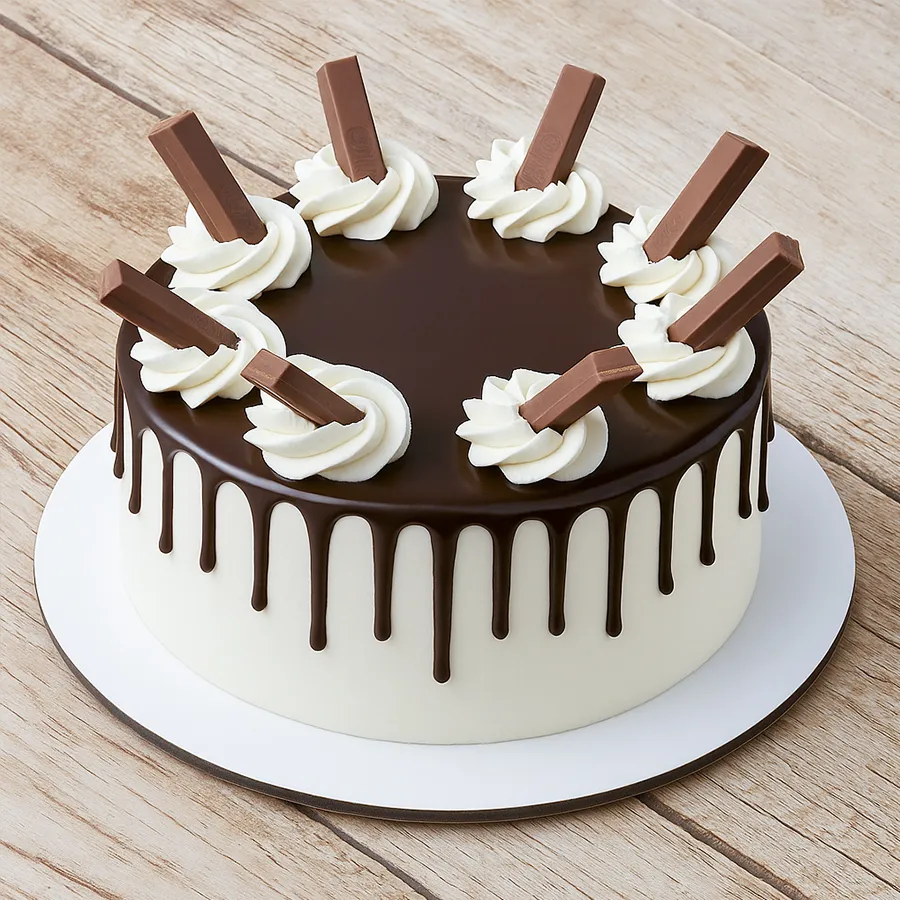 1/2 kg Kitkat Cake designed to celebrate special moments with loved ones.