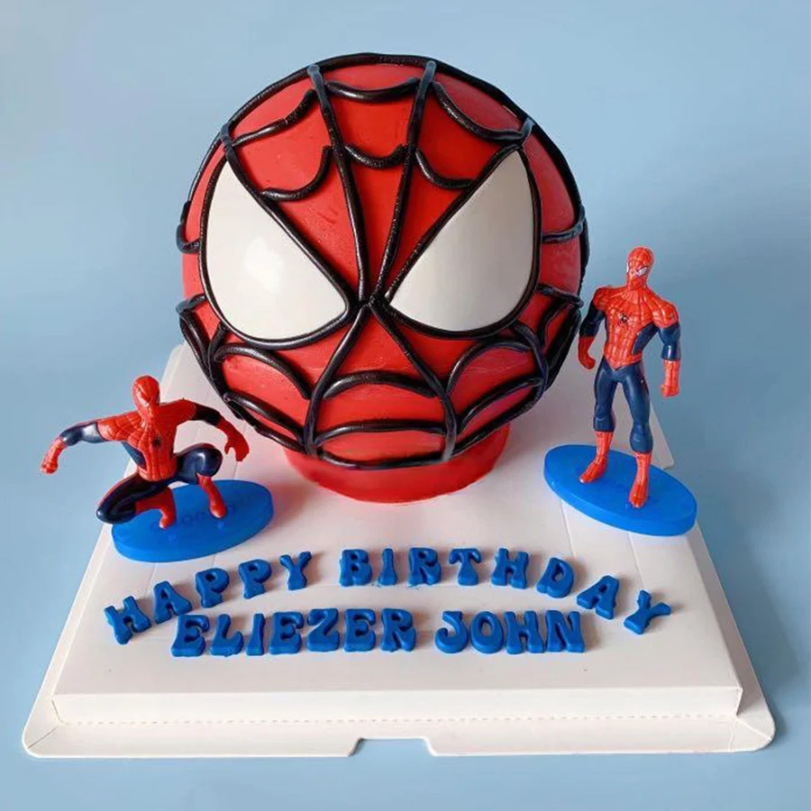 Spidey-Themed Round Hammer Cake, 1 lb, perfect for celebrations