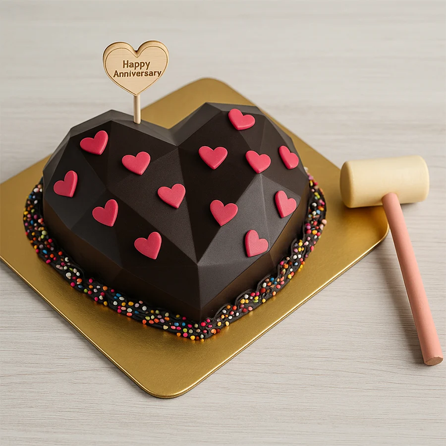 Dazzling Chocolate Smash Cake Delight
