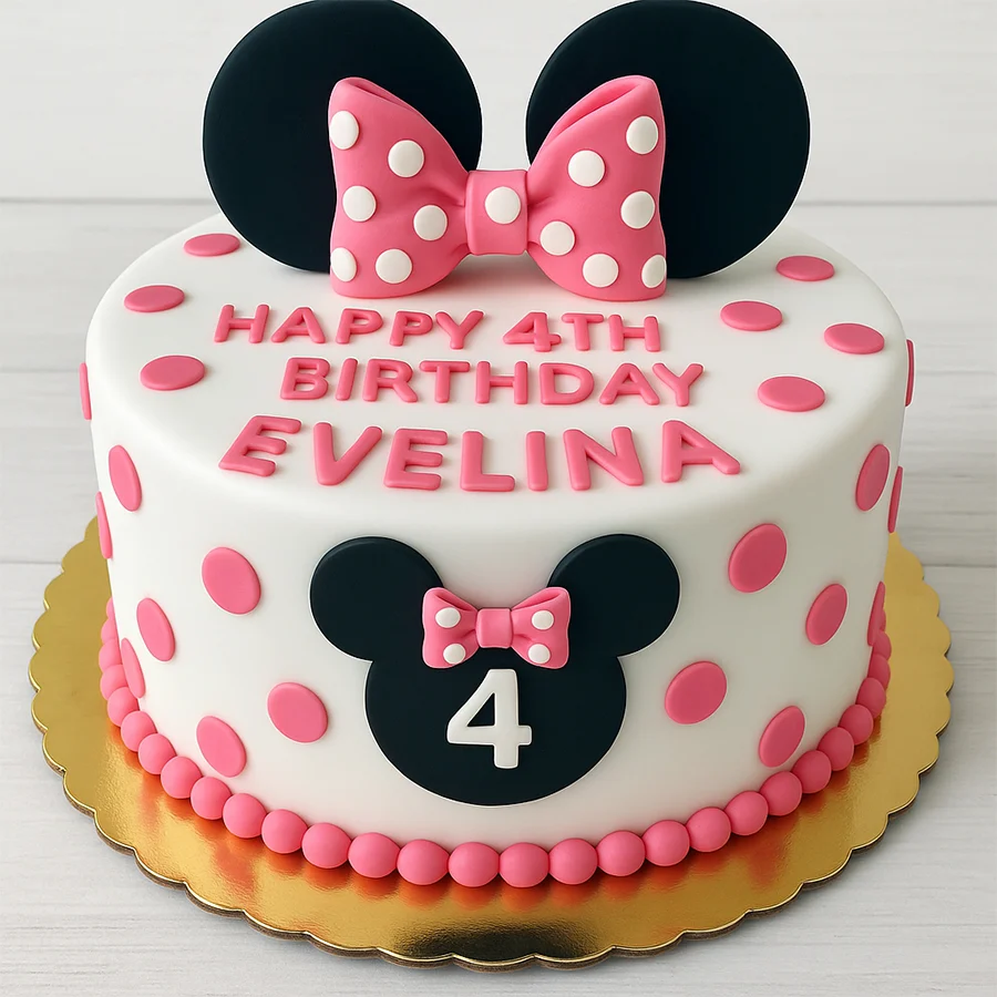 Minnie Mouse Birthday Cake Delight