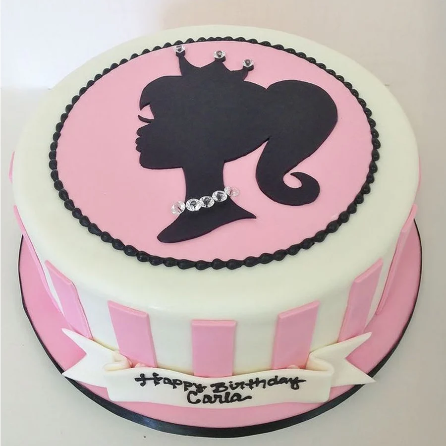 Barbie Wonder Cake designed for children's celebrations, weighing 1 lb.