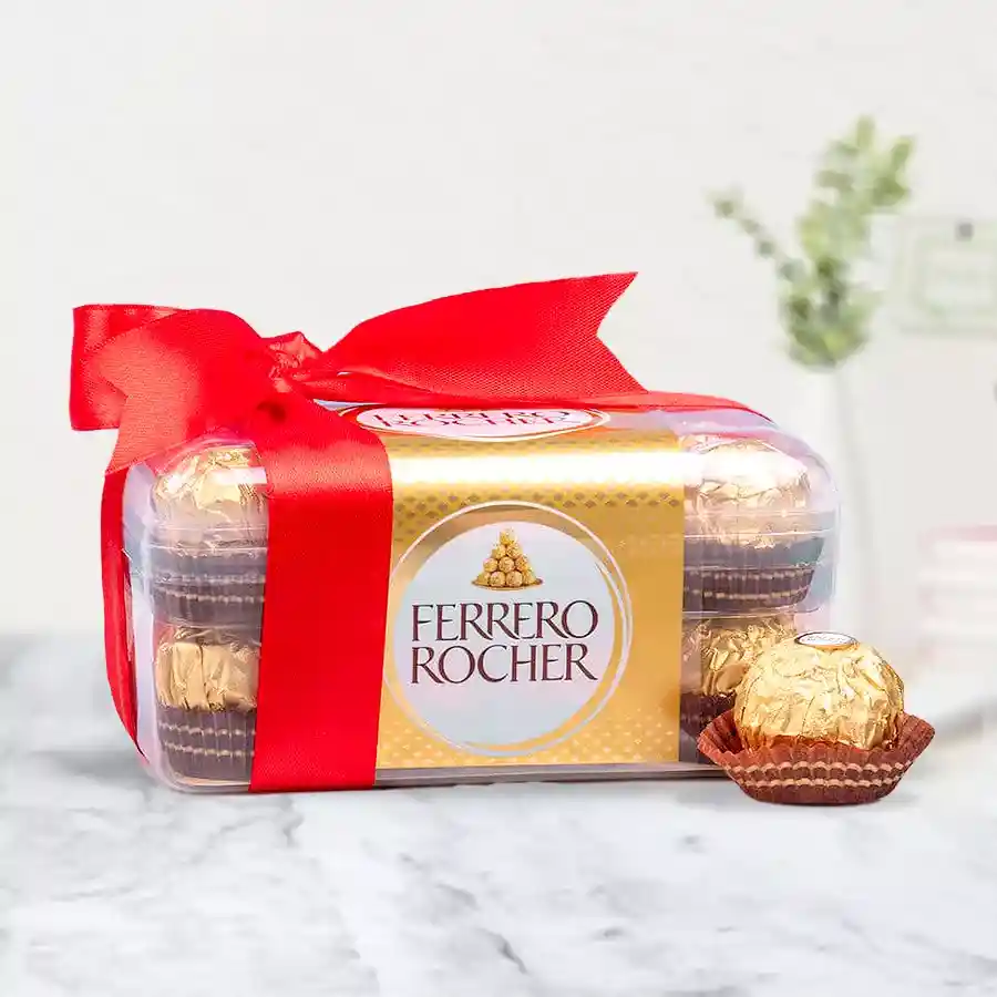 16 pcs Ferrero Rocher chocolate box, perfect for Mother's Day gifting.