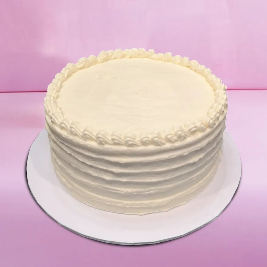 1 kg Heavenly Vanilla Indulgence Cake from 5 Star Bakery, perfect for celebrations.