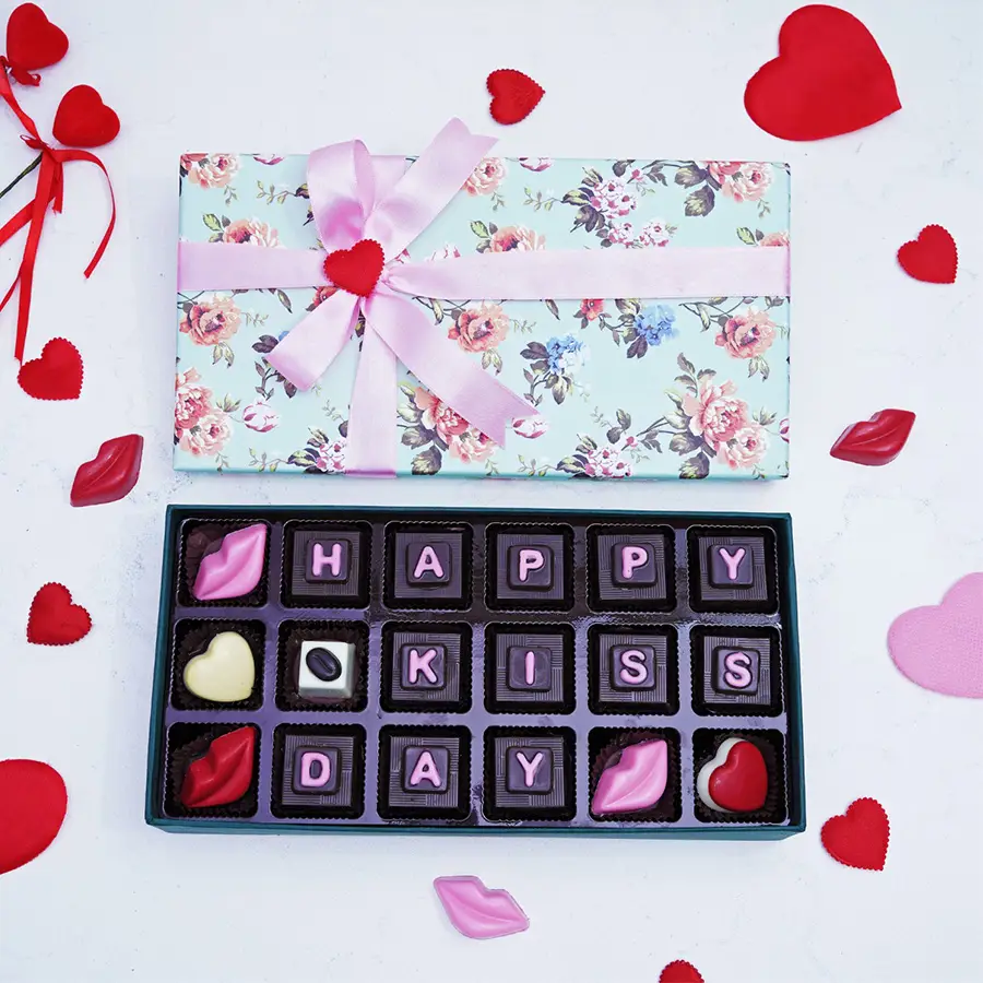 Exquisite Assorted Flavoured Chocolates Box showcasing various chocolate types and flavors arranged elegantly