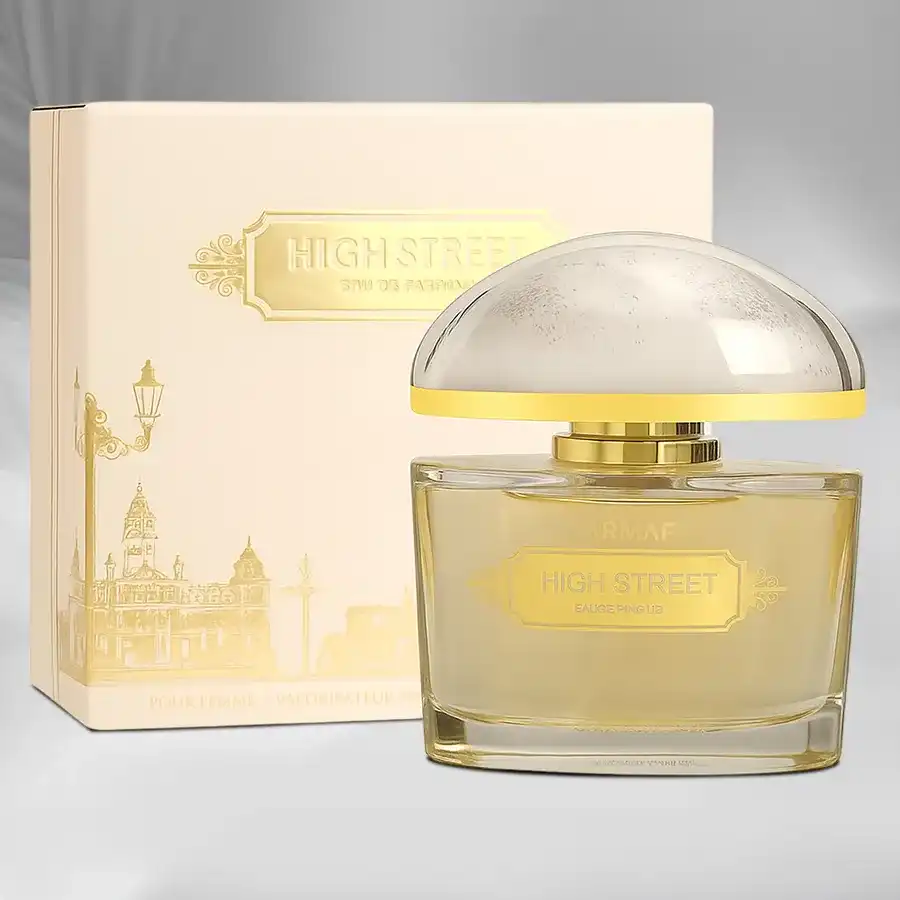 Armaf High Street Women's Perfume bottle with elegant design on a stylish background