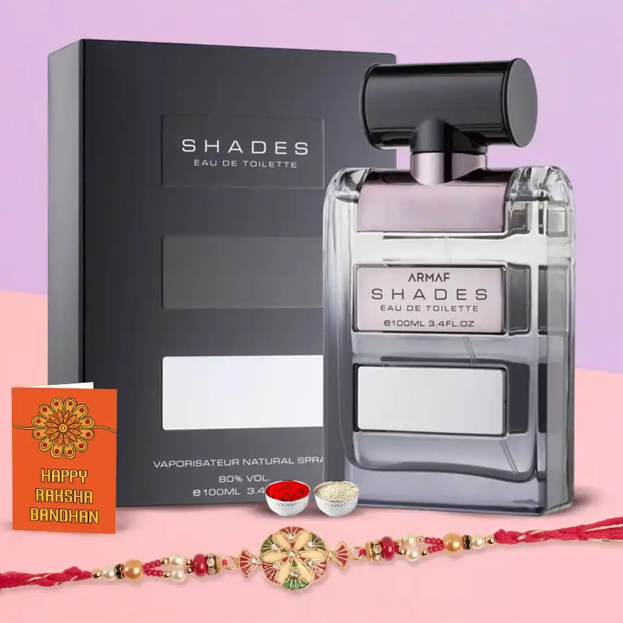 Bottle of ARMAF Shades Perfume for Men, 100ml, stylish and travel-friendly design, aromatic fragrance, ideal gift for men