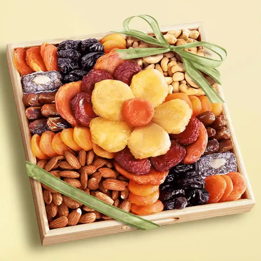 Remarkable Dry Fruits Assortment in Tray for Moms Day