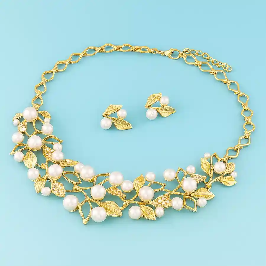 Admirable Pearl Jewellery Set