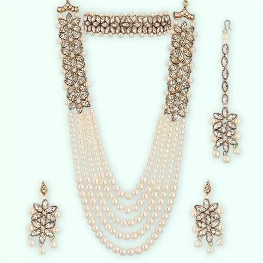Exclusive Gold Plated Bridal Jewellery Set