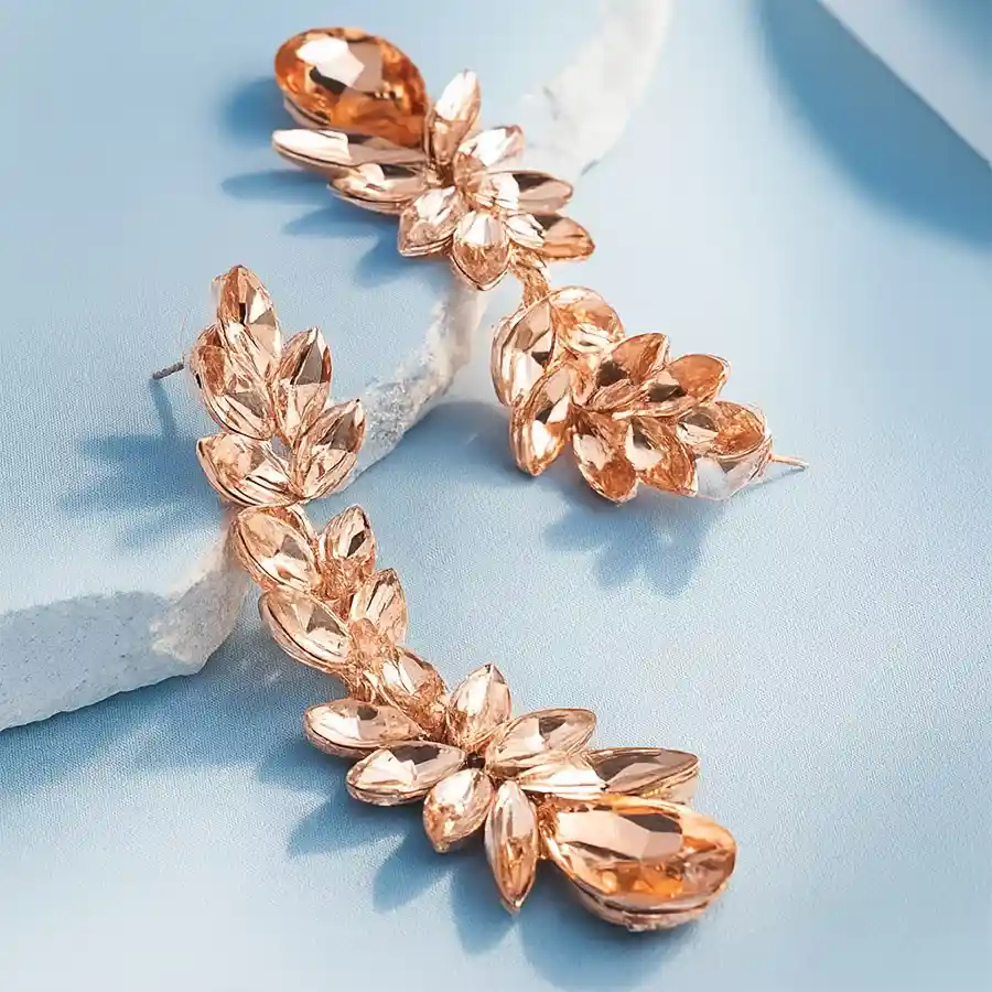 Elegant Swiss Zircon Earrings