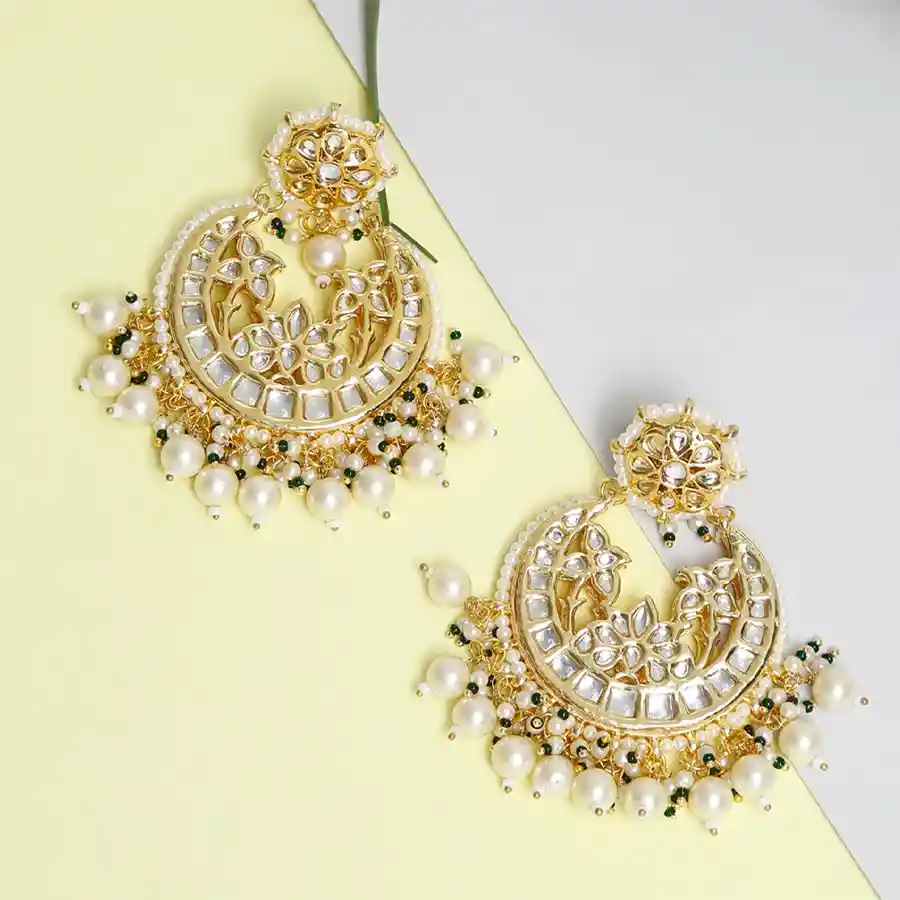 Fancy Kundan Earrings