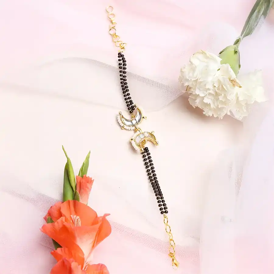 Chic Kundan Bracelet Mangalsutra