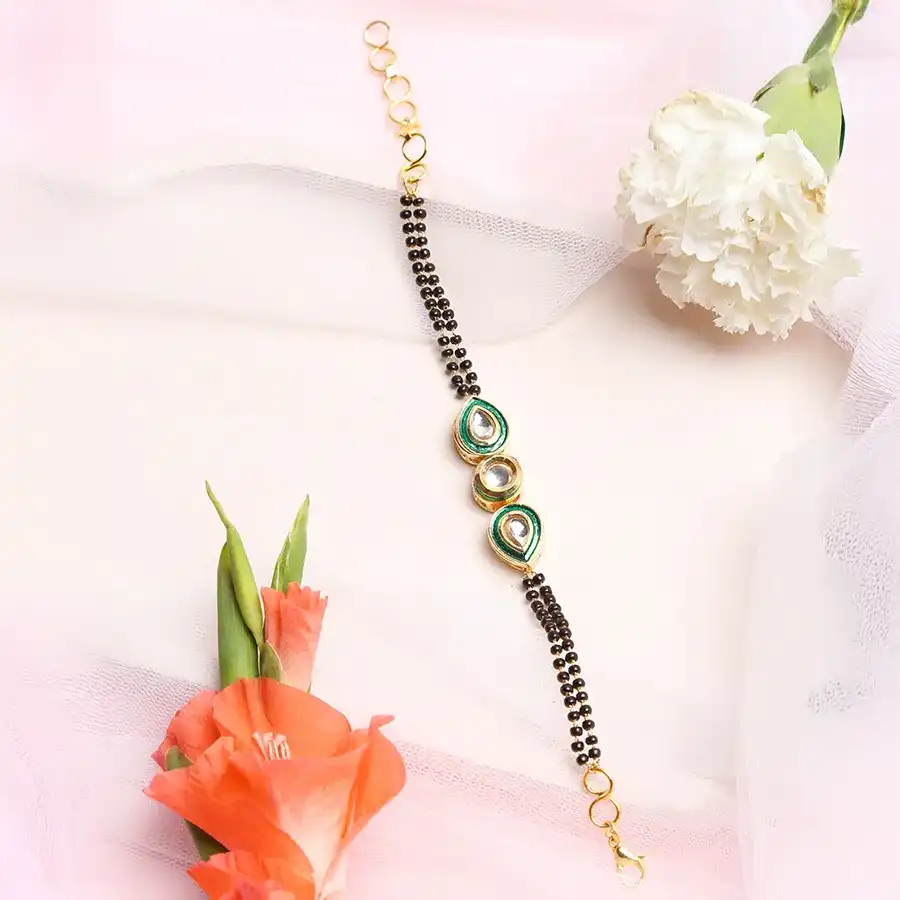 Wonderful Kundan Bracelet Mangalsutra