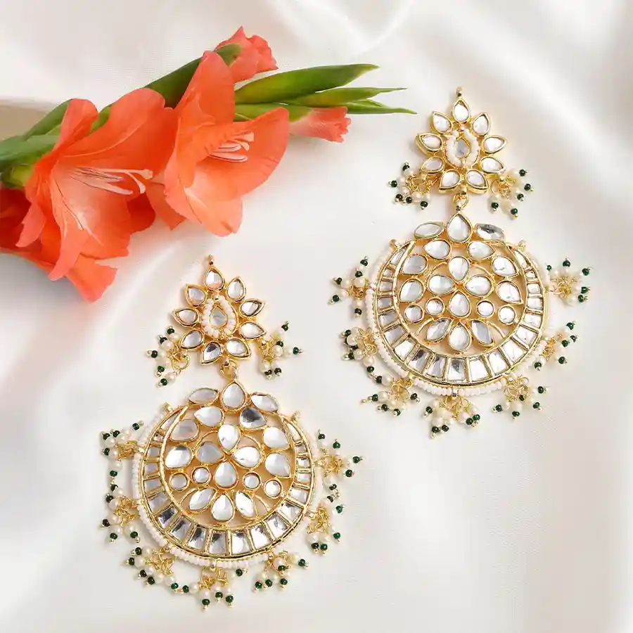 Trendy Kundan Earrings