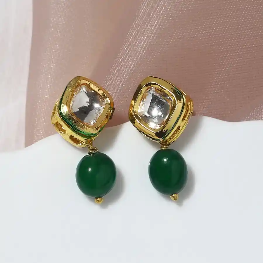 Wonderful Kundan Earrings Elegance